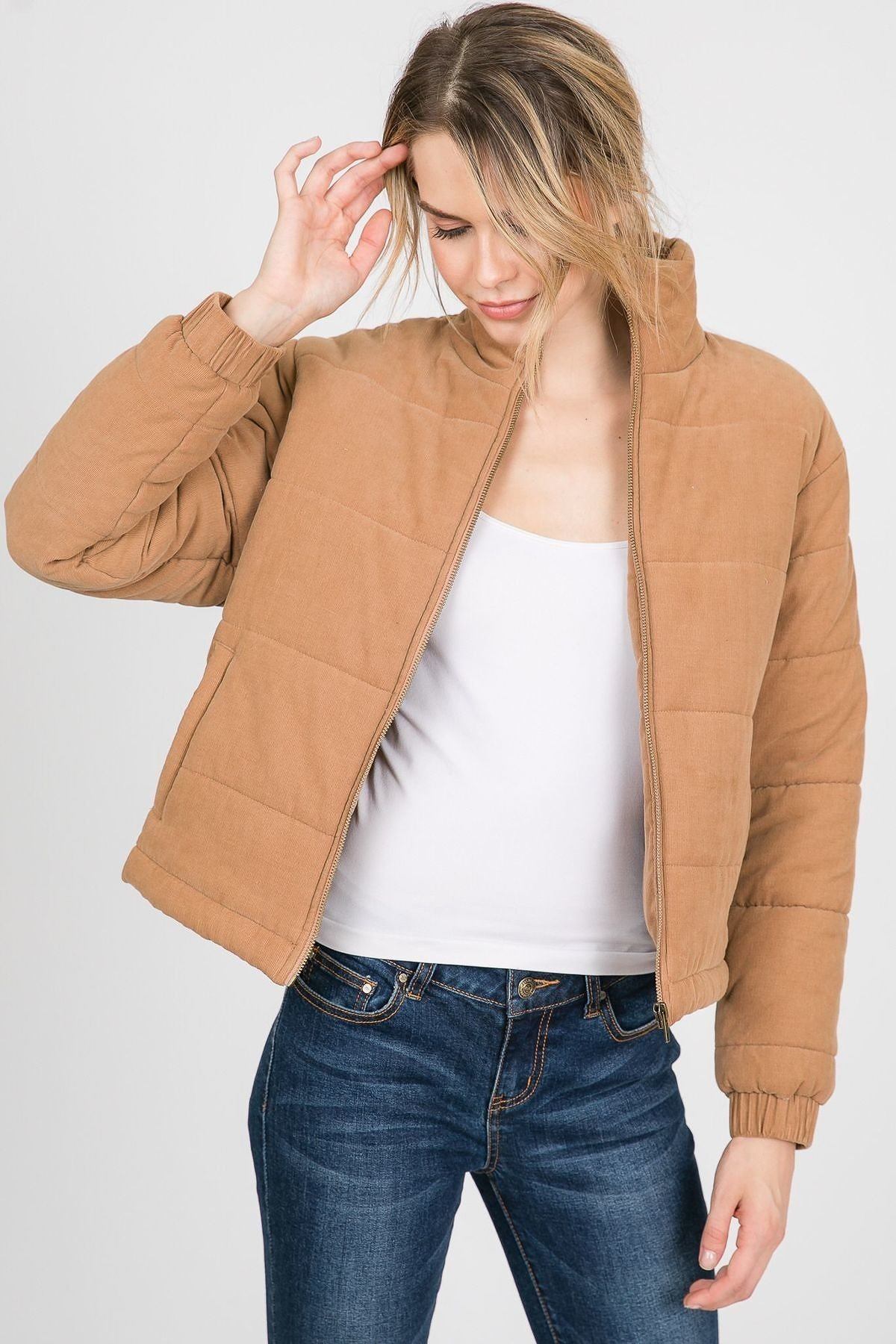Puffy Long Sleeves Jacket - Absolute Fashion 2020
