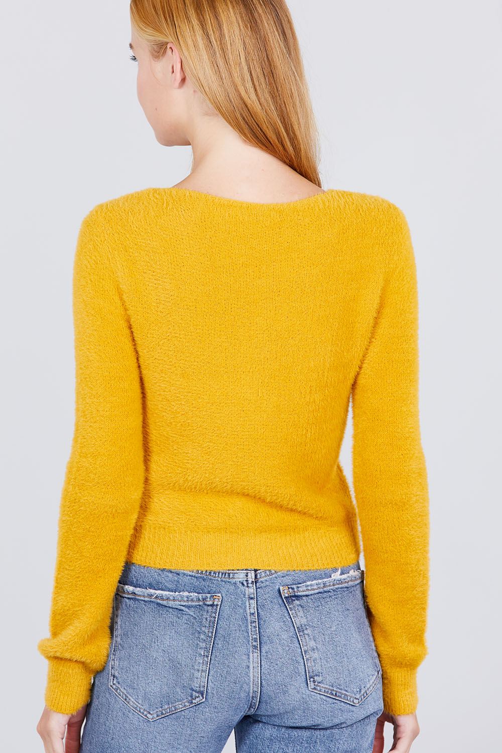 Front Twisted Knot Cozy Sweater - Absolute Fashion 2020