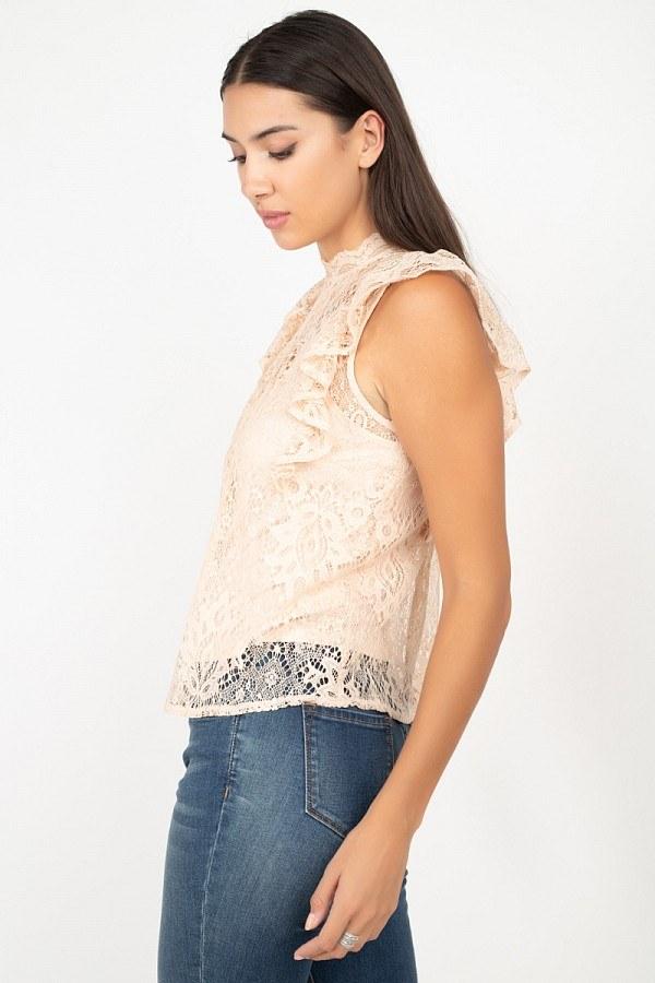 Sleeveless Lace Lining Top - Absolute Fashion 2020