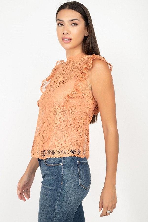 Sleeveless Lace Lining Top - Absolute Fashion 2020