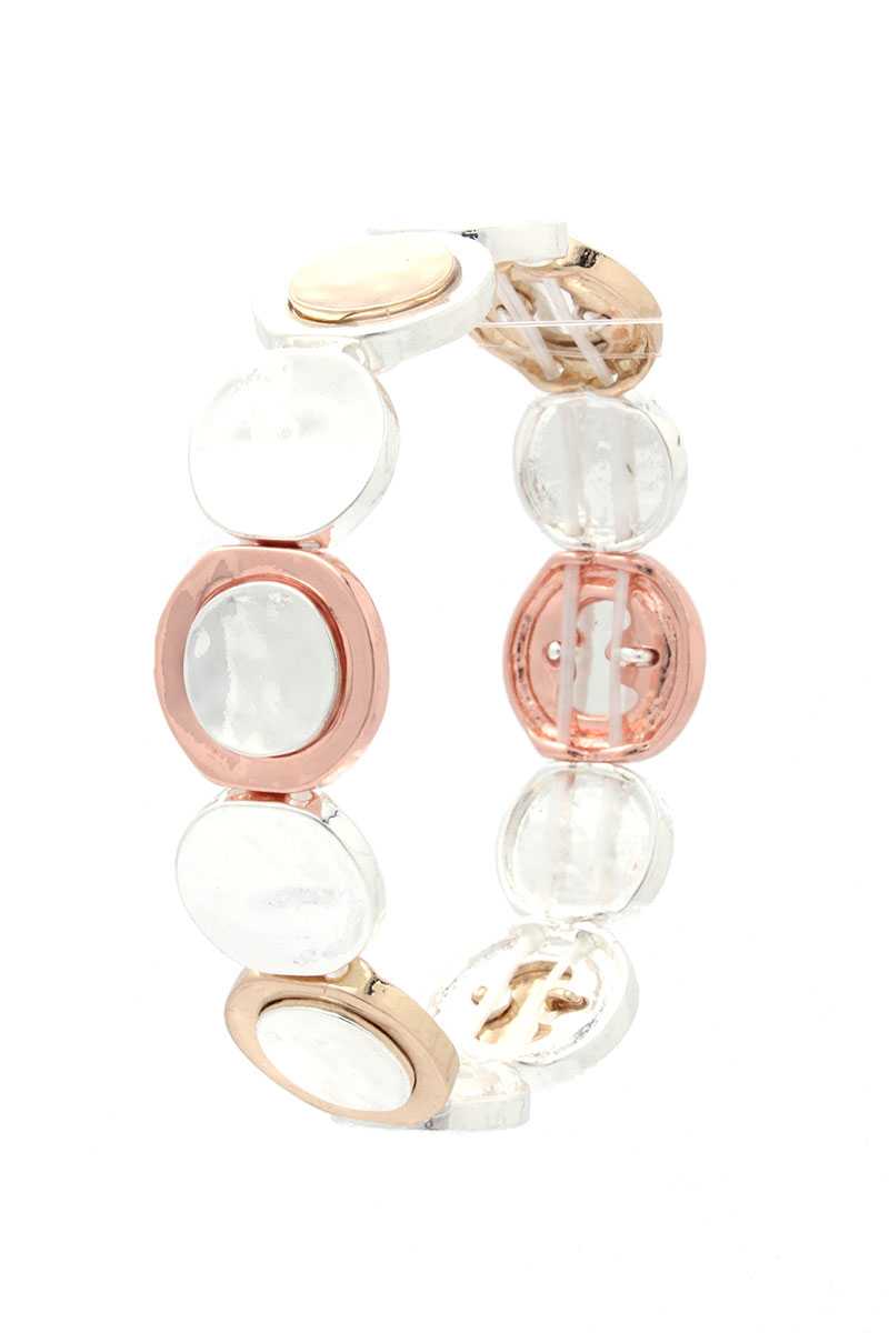 Circle Metal Stretch Bracelet - Absolute Fashion 2020
