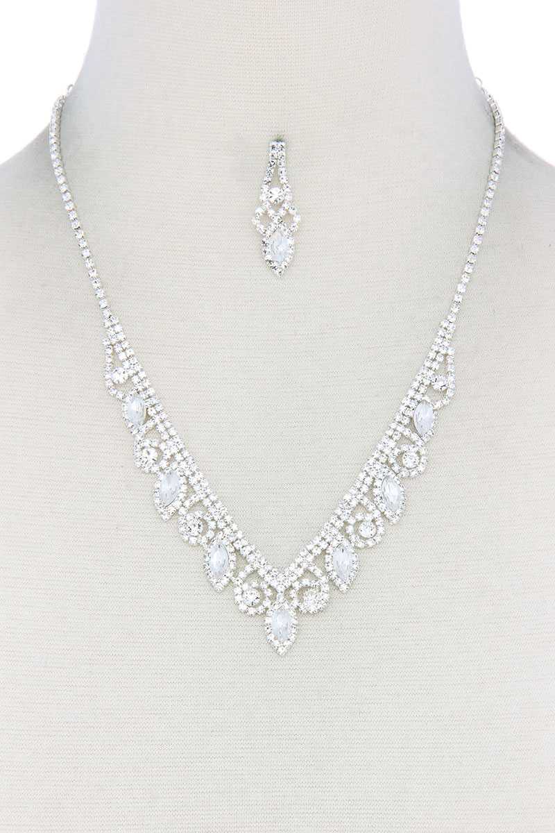 Rhinestone Necklace - Absolute Fashion 2020