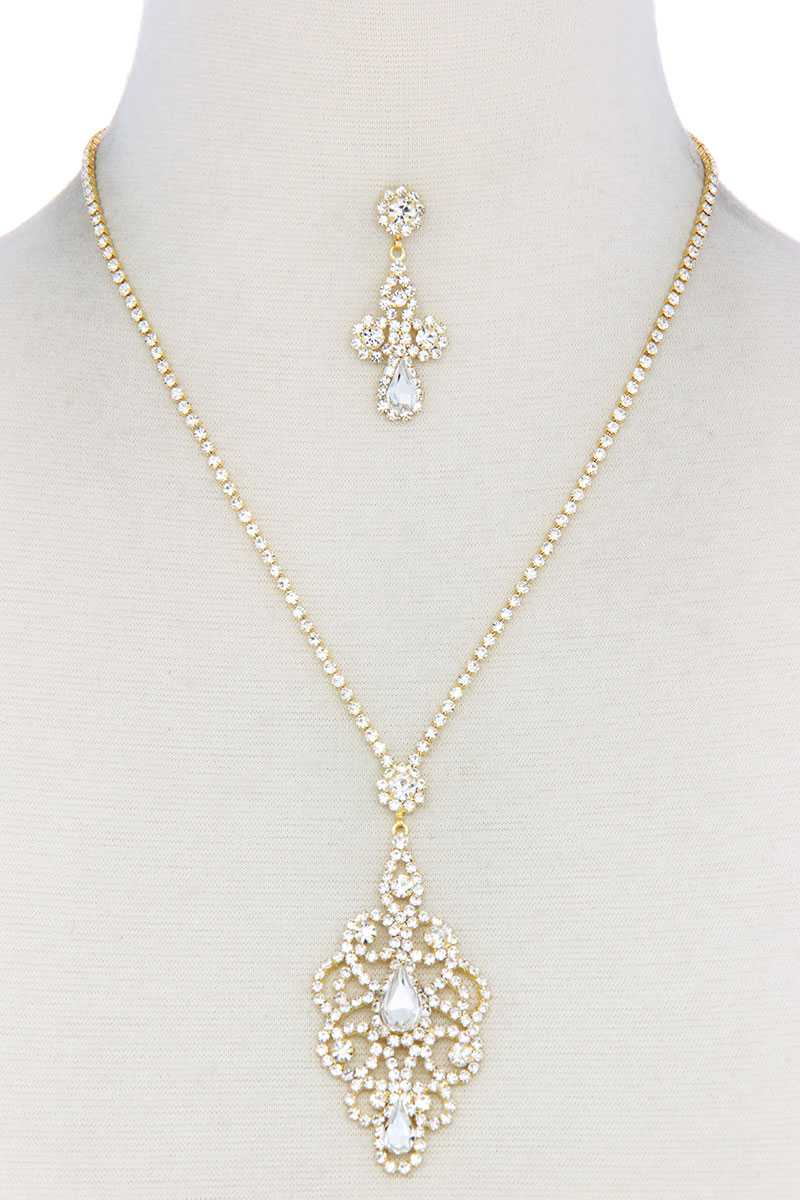 Rhinestone Necklace - Absolute Fashion 2020