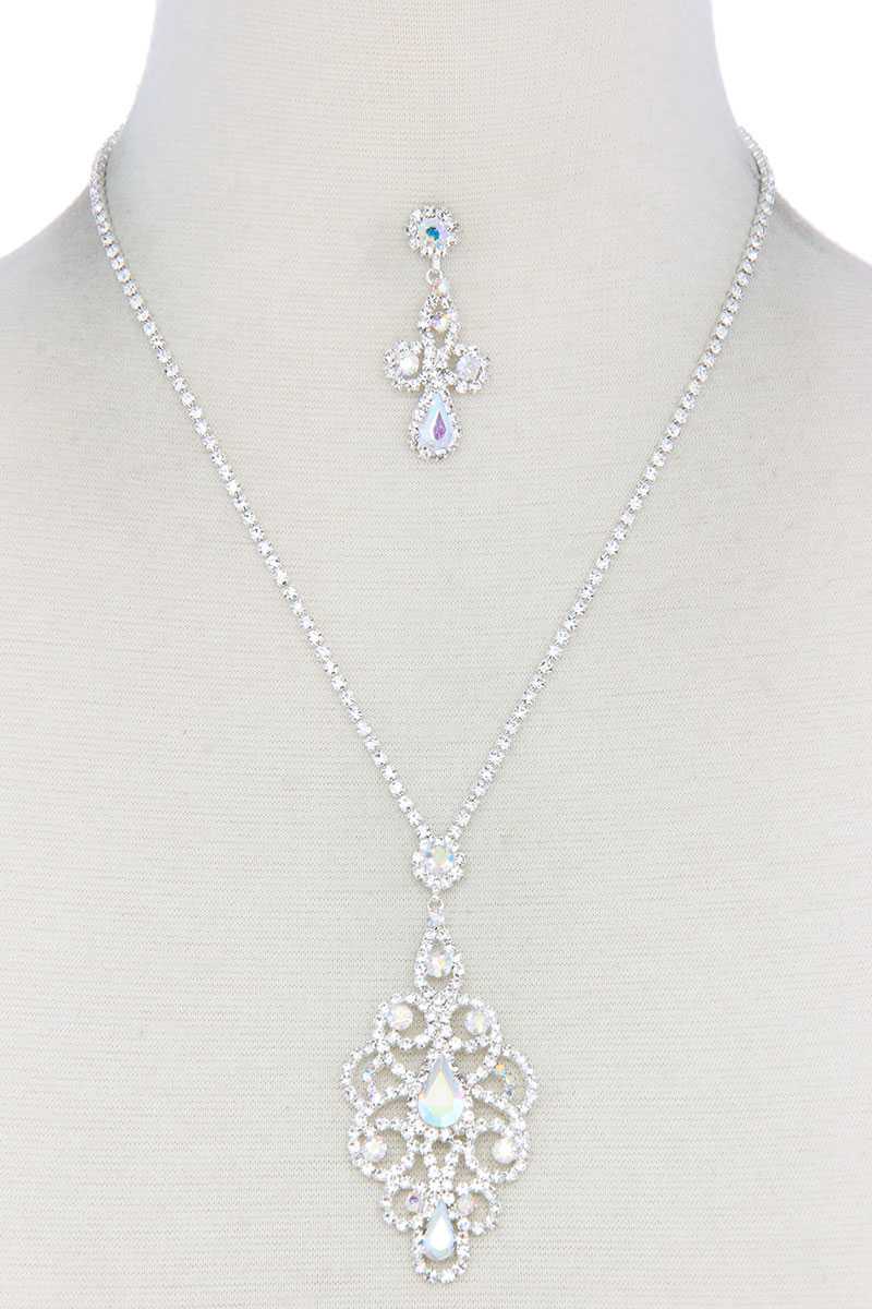 Rhinestone Necklace - Absolute Fashion 2020