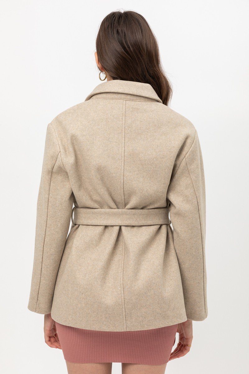 Fleece Belted Coat - Absolute Fashion 2020