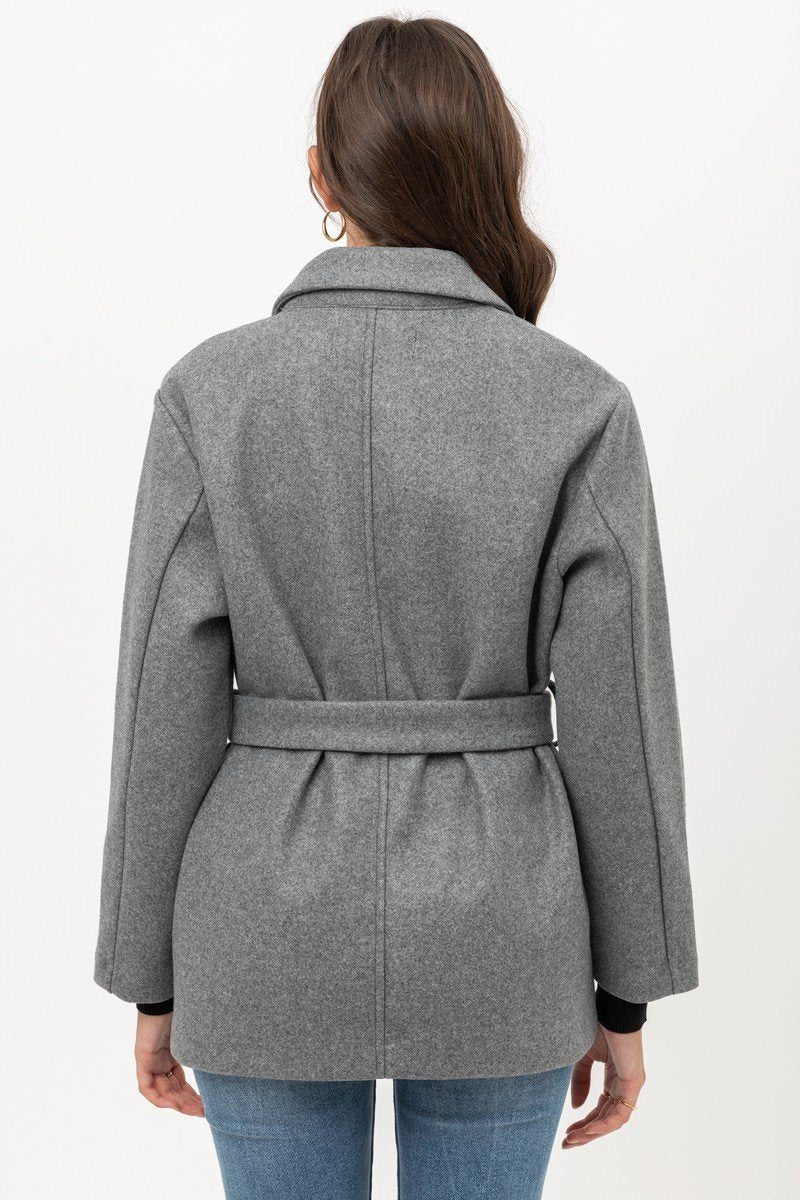 Fleece Belted Coat - Absolute Fashion 2020