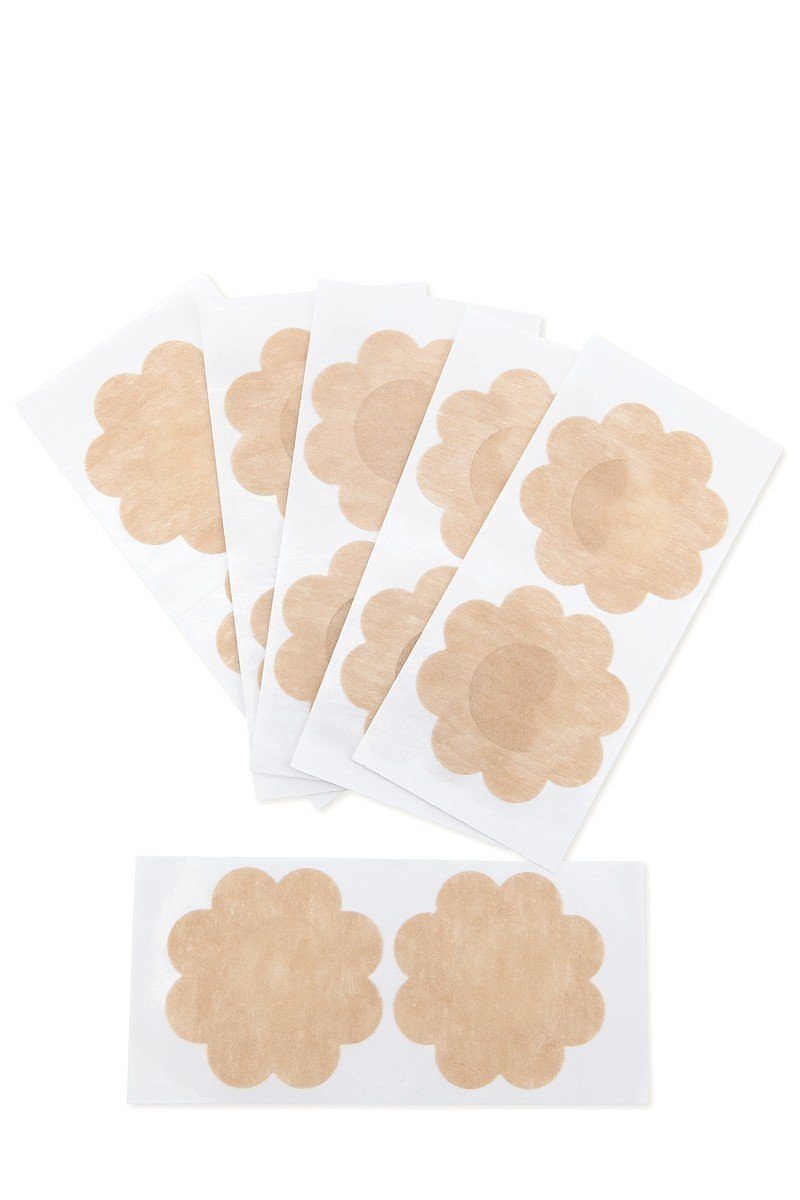 Flower Shaped Adhesive Nipple Covers With Breast Lift Adhesive. Women - Absolute Fashion 2020