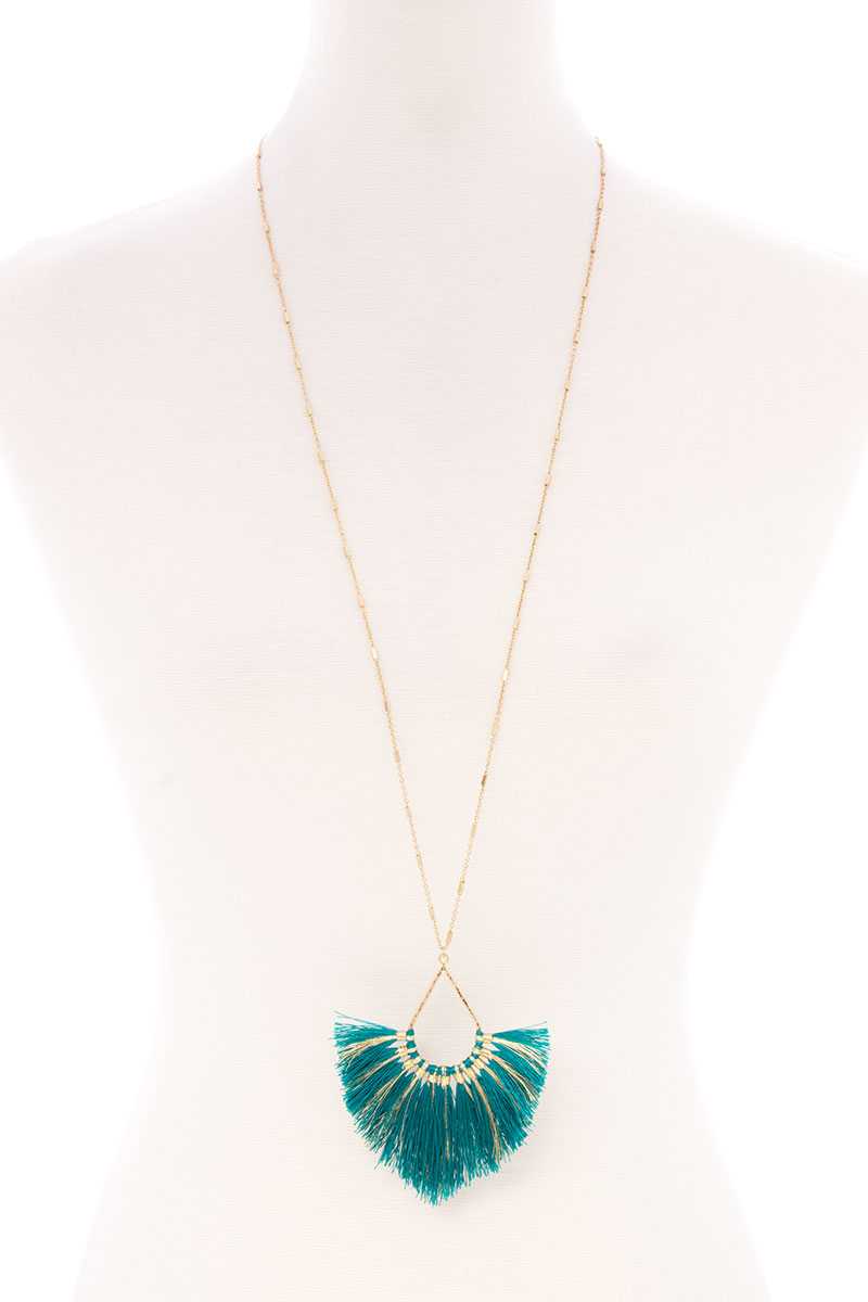 Fashion Tassel Metal Long Necklace - Absolute Fashion 2020