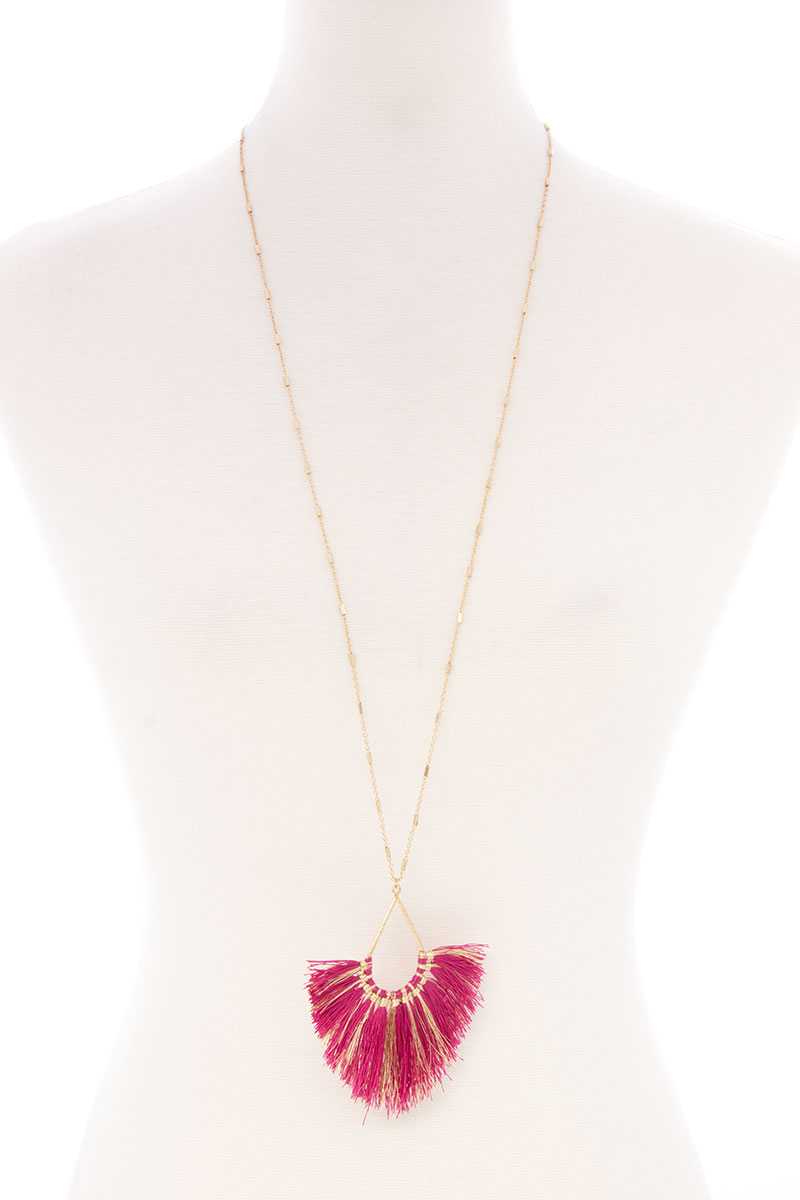 Fashion Tassel Metal Long Necklace - Absolute Fashion 2020