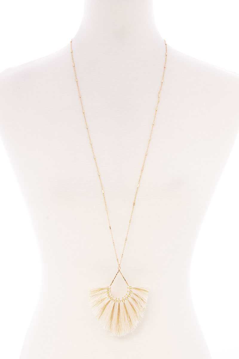 Fashion Tassel Metal Long Necklace - Absolute Fashion 2020