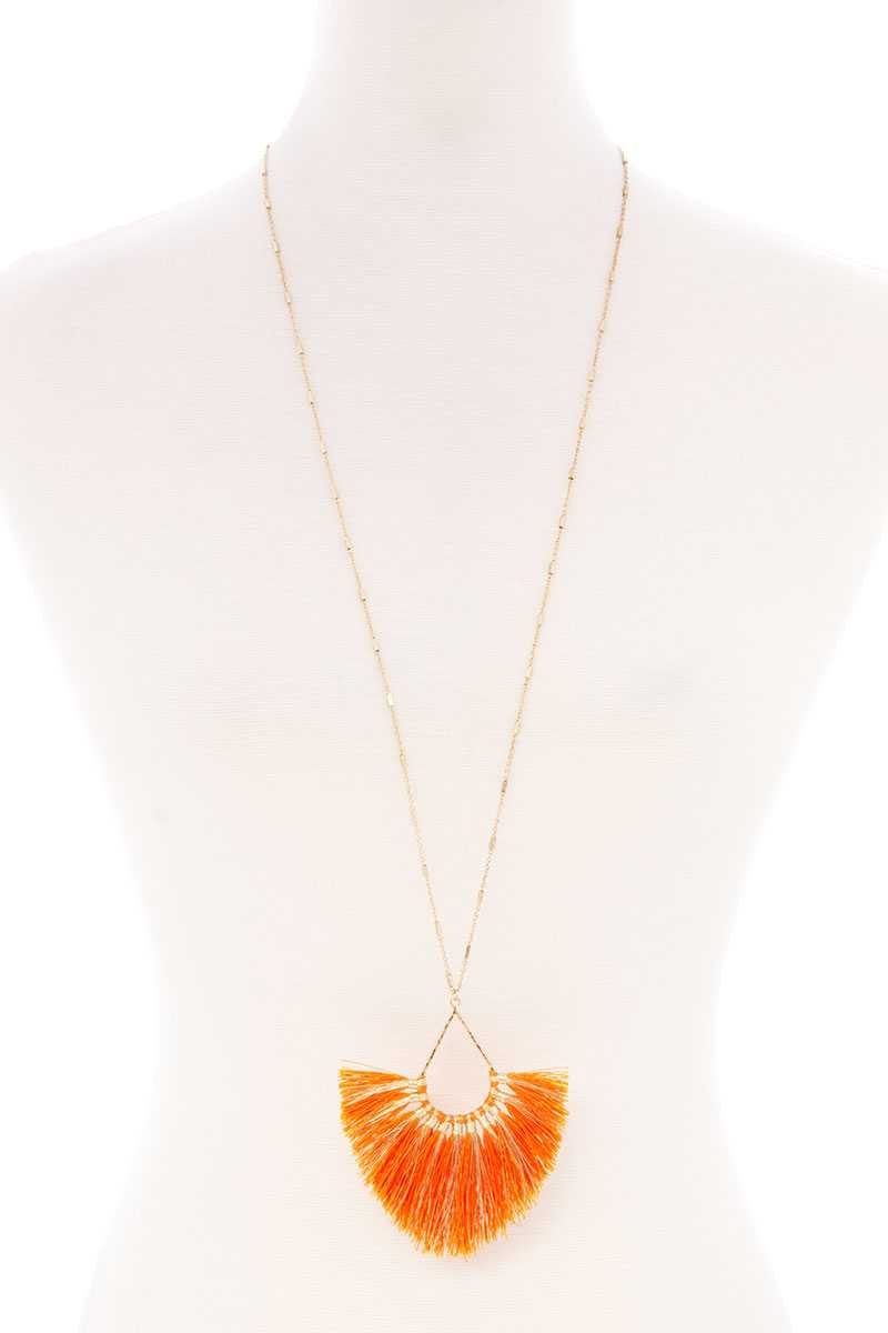 Fashion Tassel Metal Long Necklace - Absolute Fashion 2020