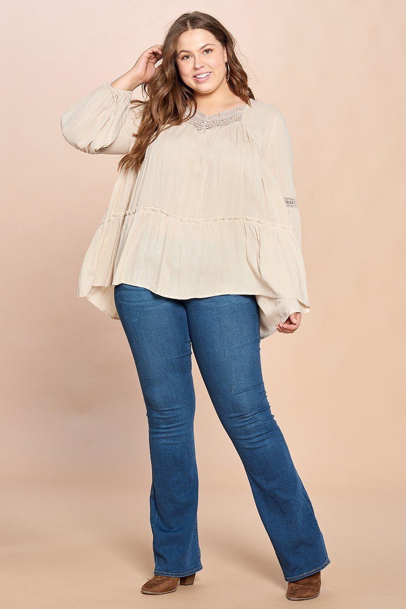 Solid Woven Loose-fit Tunic - Absolute Fashion 2020