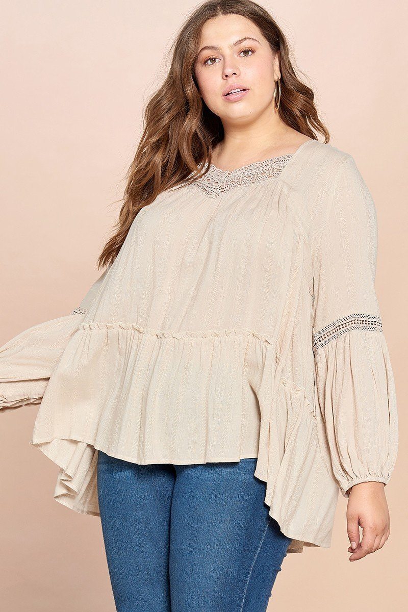Solid Woven Loose-fit Tunic - Absolute Fashion 2020