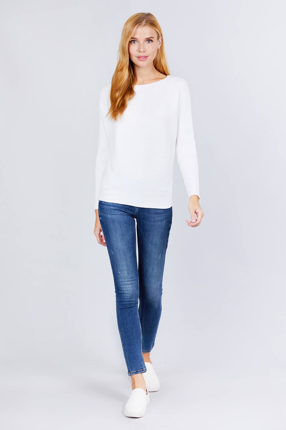 Dolman Boat Neck Sweater - Absolute Fashion 2020
