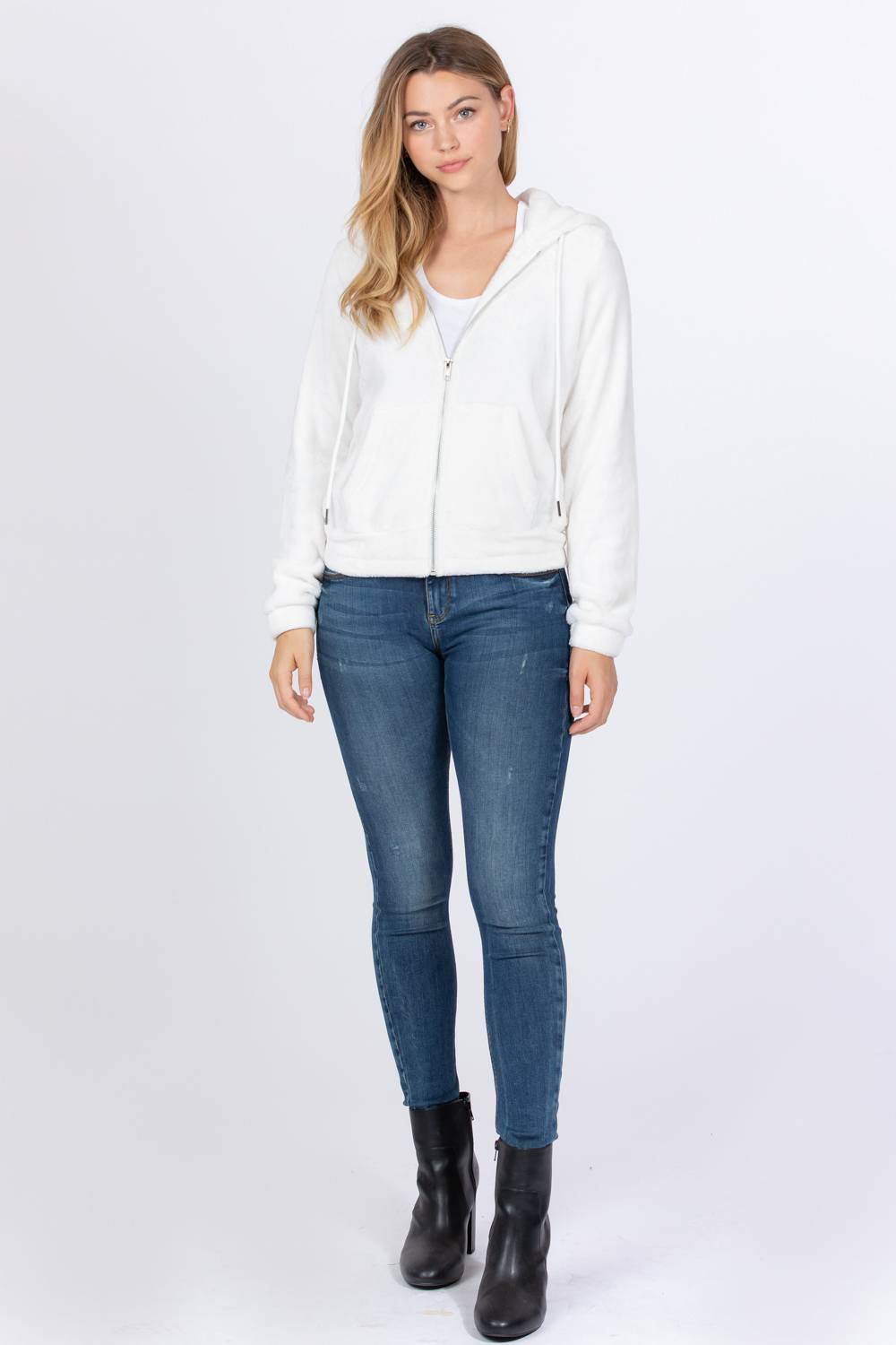 Faux Fur Hoodie Jacket - Absolute Fashion 2020