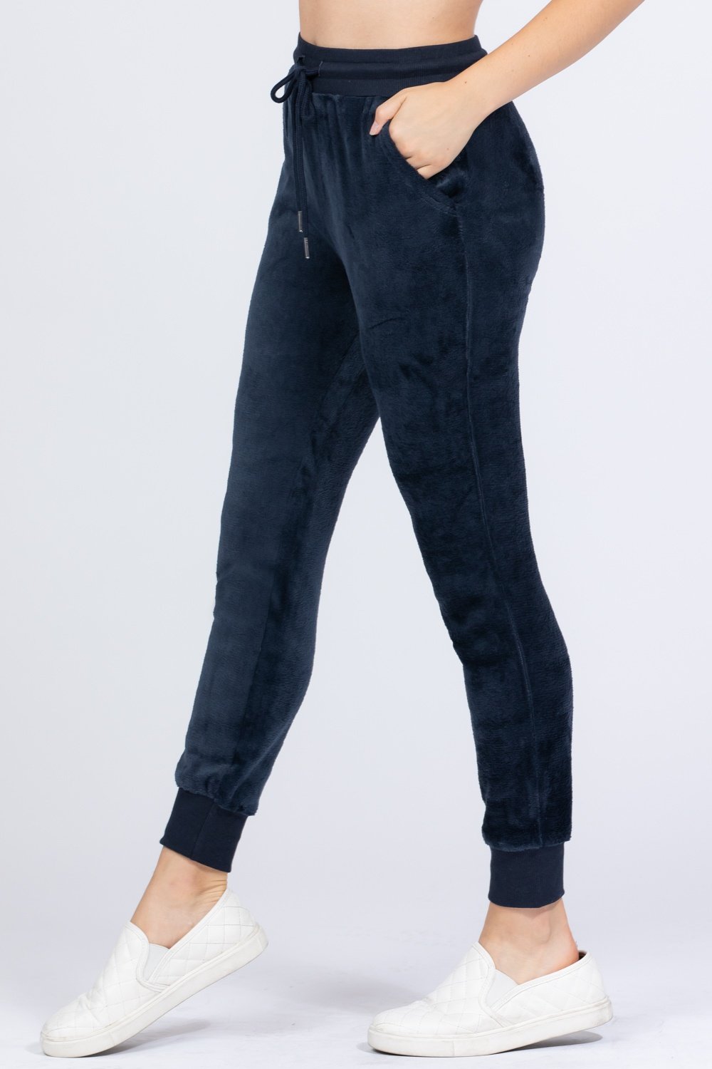 Faux Fur Jogger Pants - Absolute Fashion 2020