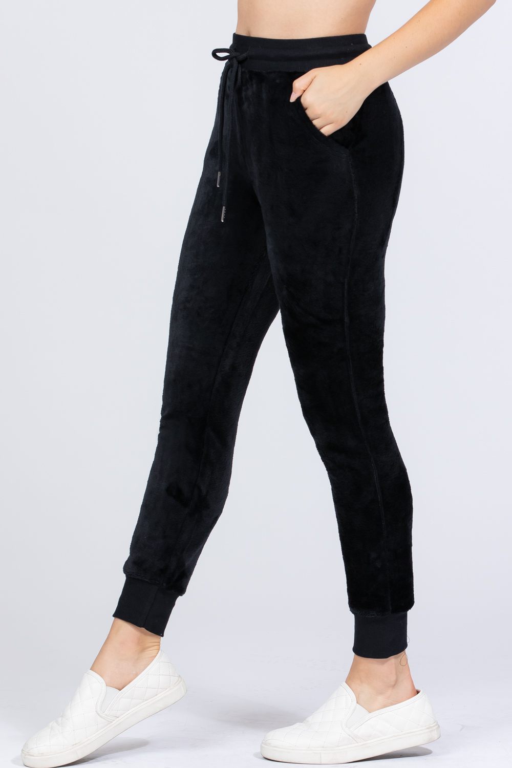 Faux Fur Jogger Pants - Absolute Fashion 2020