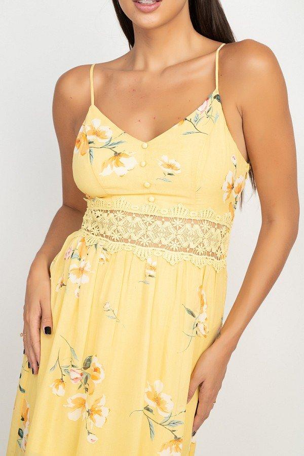 Floral Lace Maxi Dress - Absolute Fashion 2020