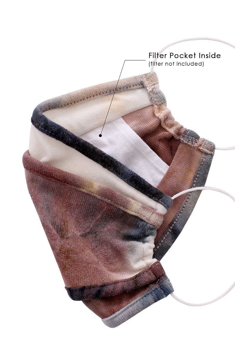 Tie Dye Trifold Reusable Face Mask - Absolute Fashion 2020
