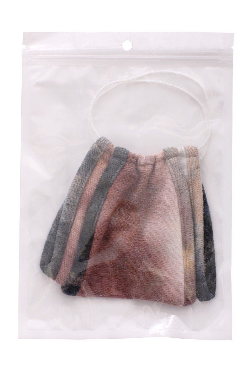 Tie Dye Trifold Reusable Face Mask - Absolute Fashion 2020