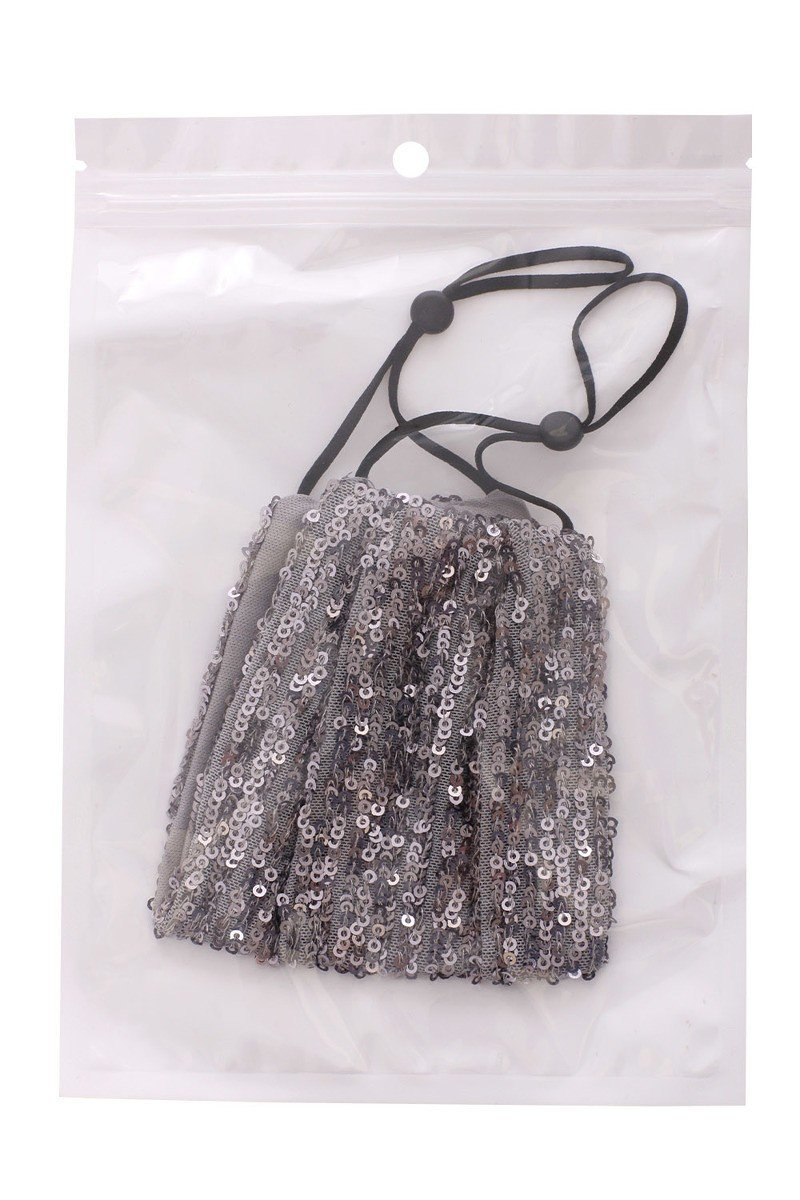 3d Sequin Fashion Facemask - Absolute Fashion 2020