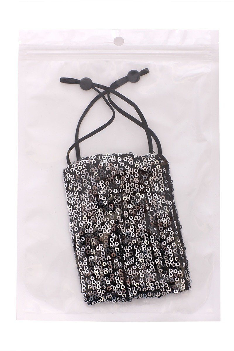 3d Sequin Fashion Facemask - Absolute Fashion 2020