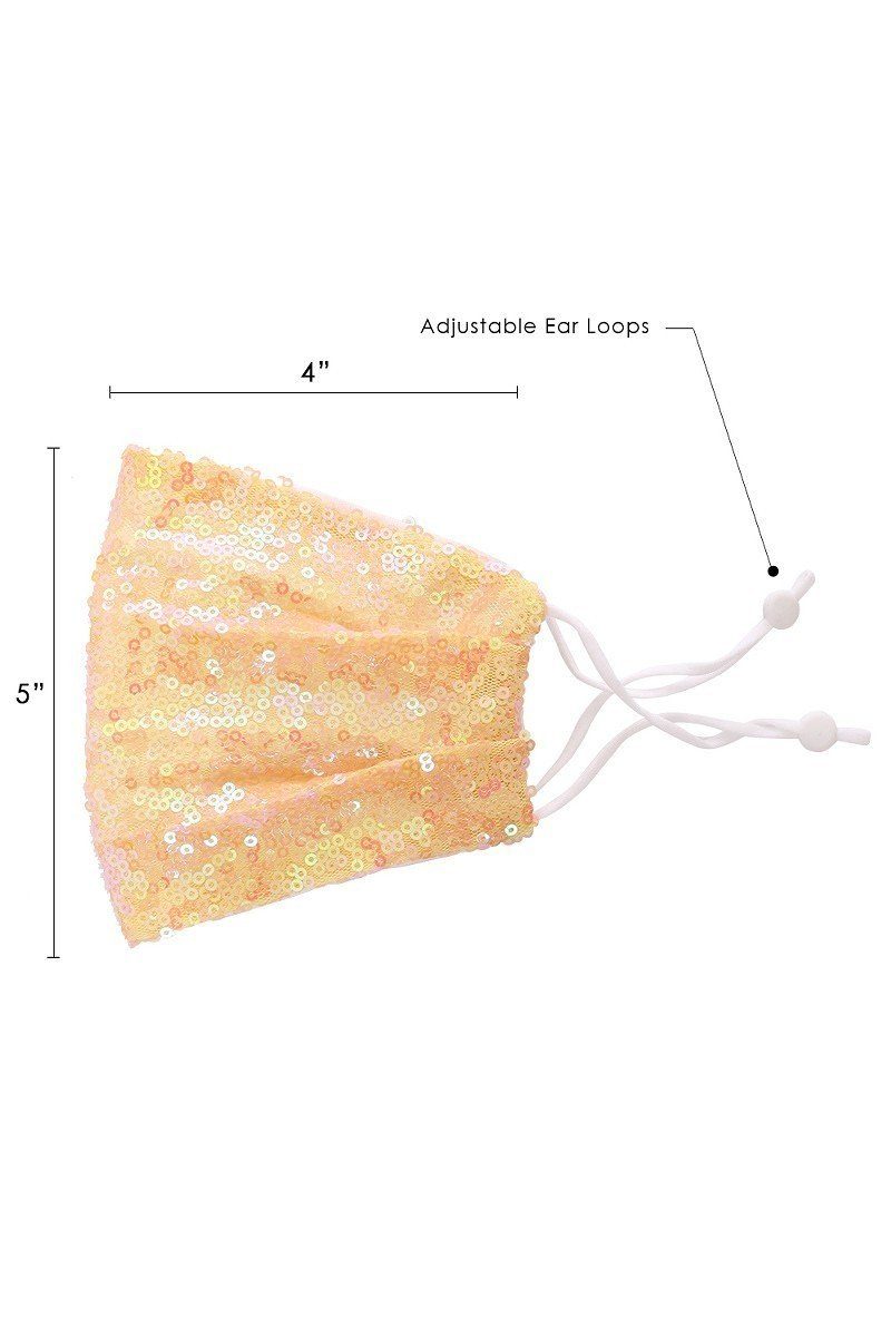 3d Sequin Fashion Facemask - Absolute Fashion 2020