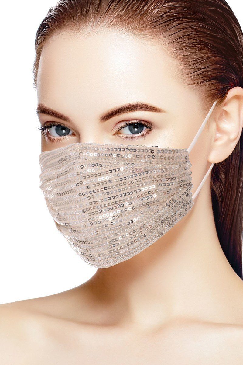 3d Sequin Fashion Facemask - Absolute Fashion 2020