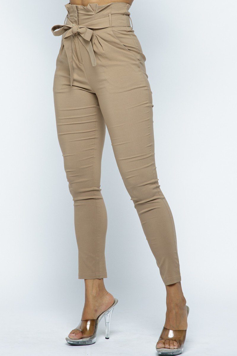 Tie Waist Pants - Absolute Fashion 2020