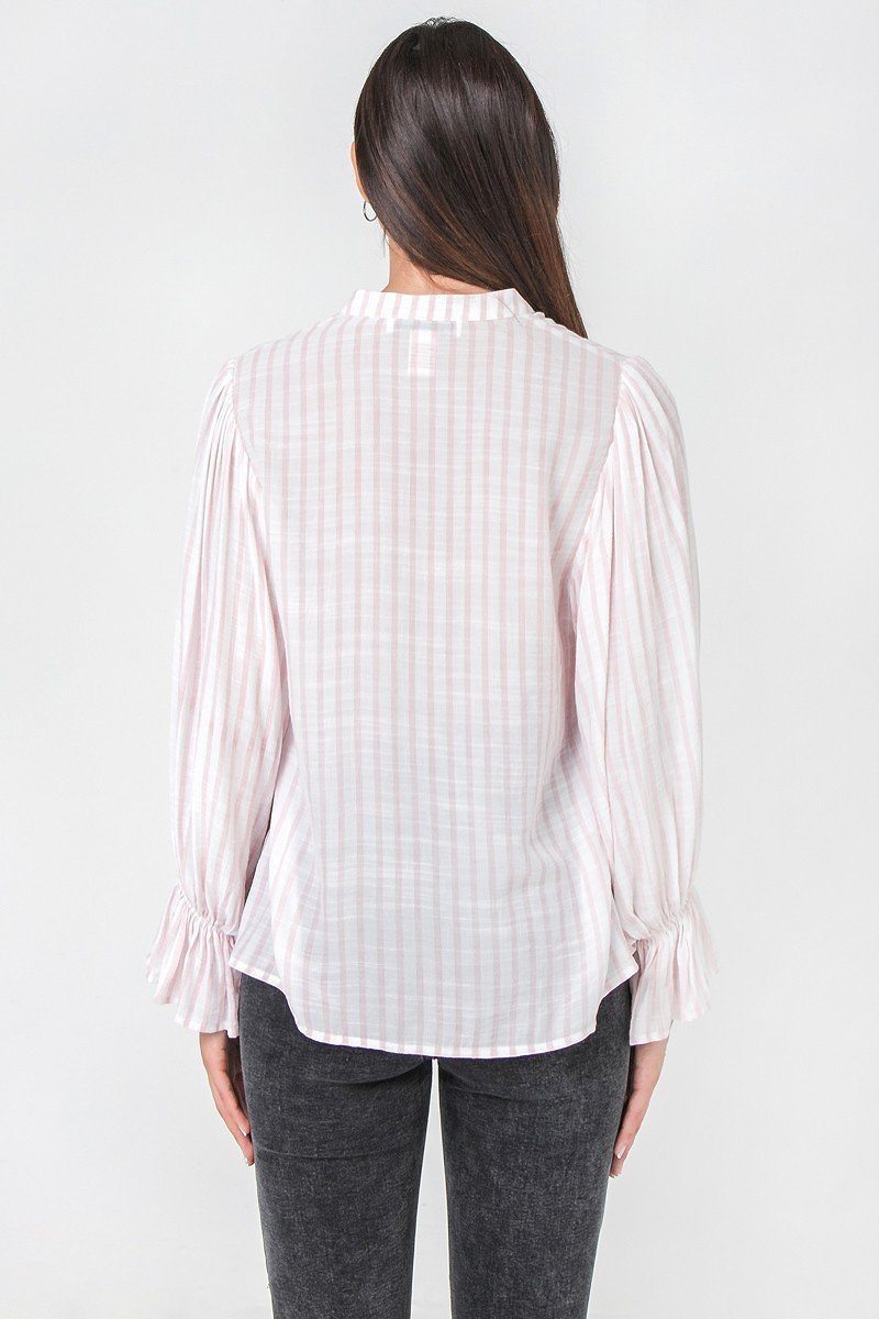 A Floral Eyelet And Solid Mixed Top - Absolute Fashion 2020