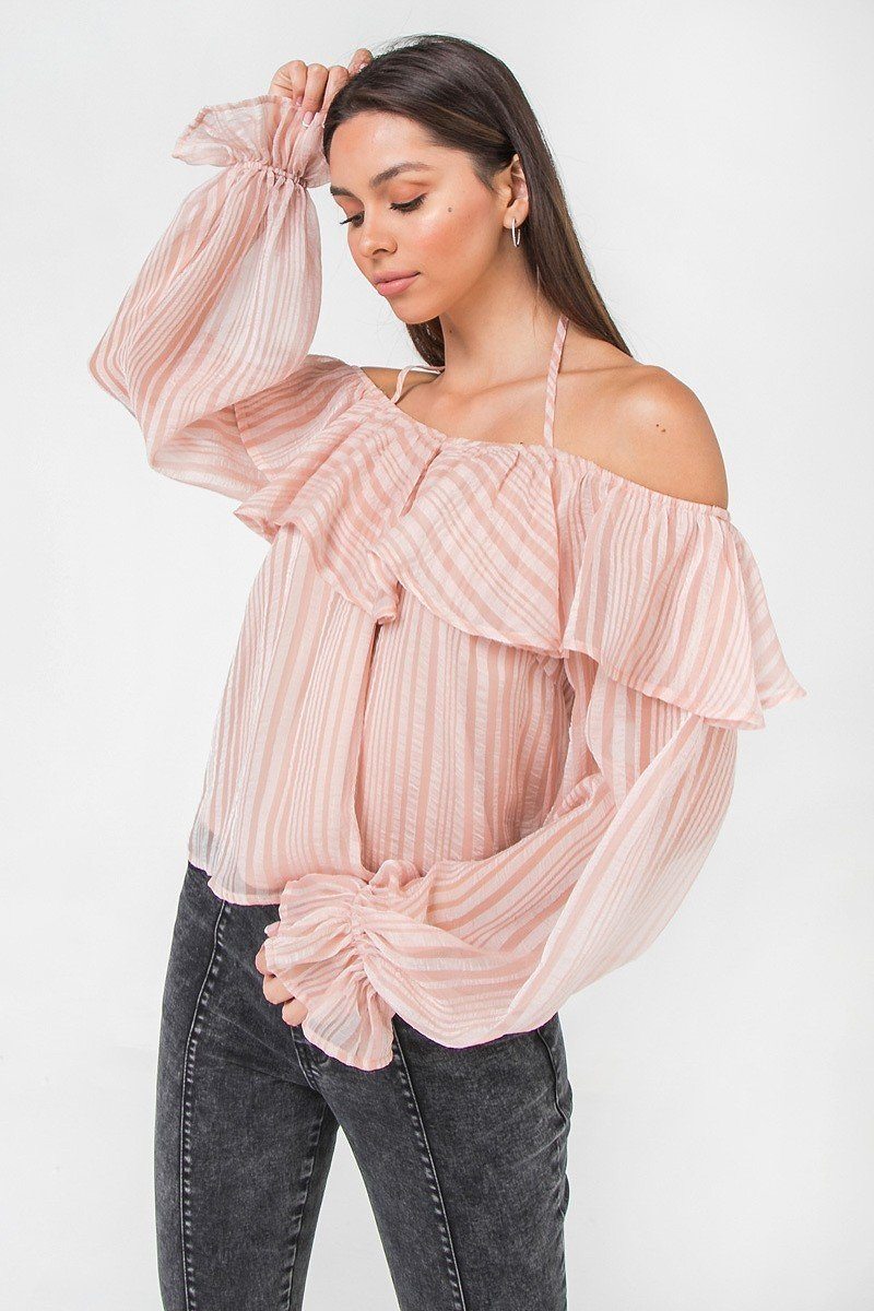 Halter Tie Woven Top - Absolute Fashion 2020