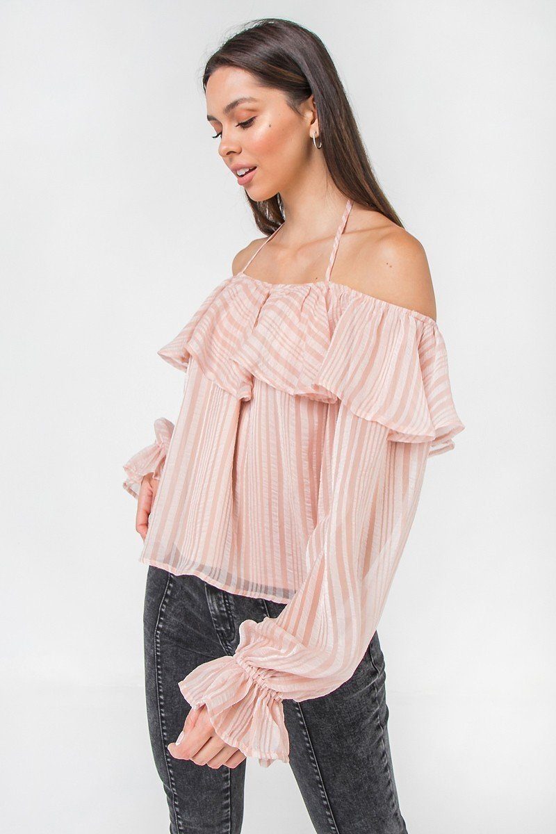 Halter Tie Woven Top - Absolute Fashion 2020
