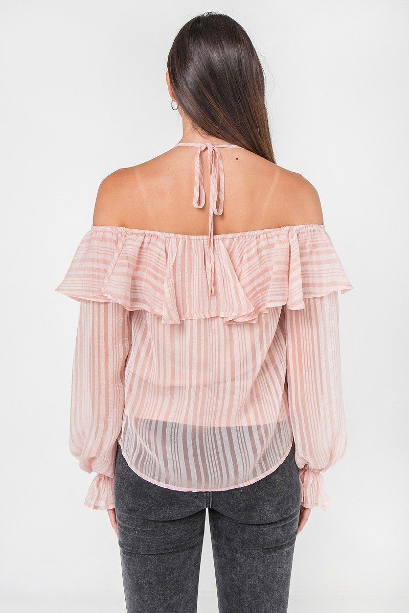 Halter Tie Woven Top - Absolute Fashion 2020