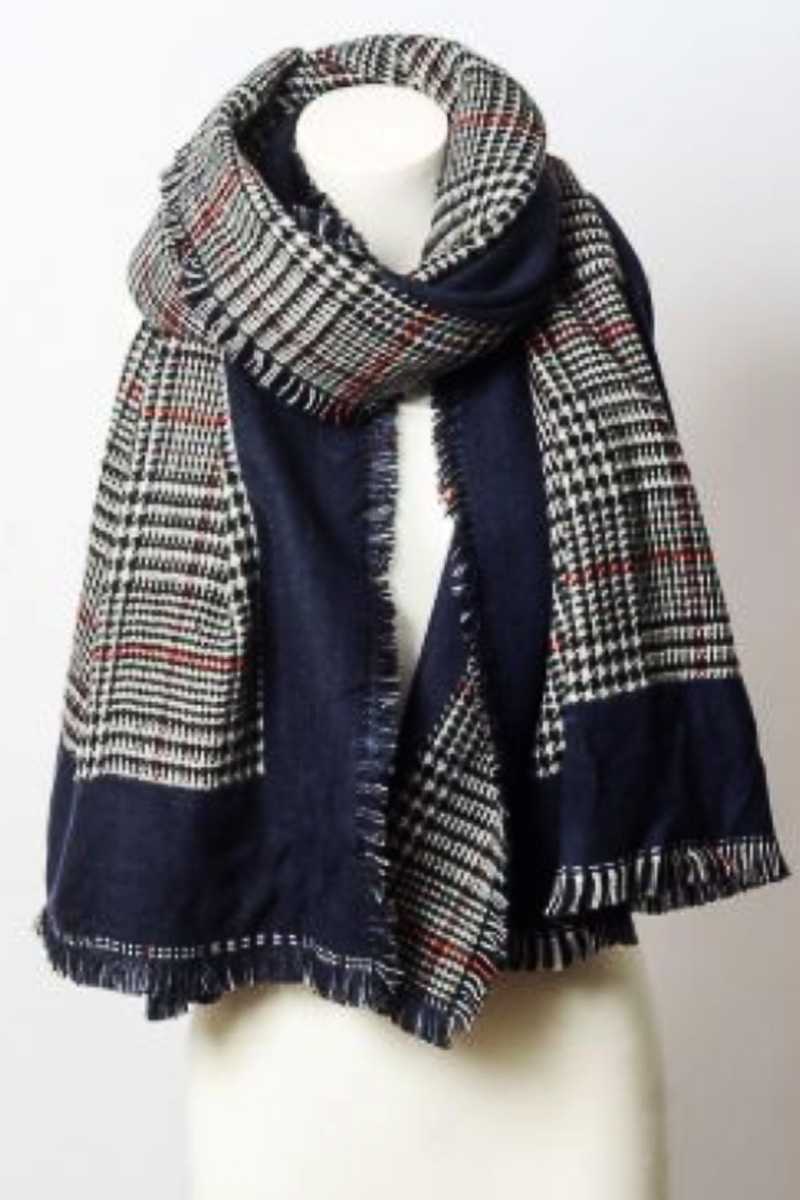 Reversible Tartan Plaid Oversized Blanket Scarf - Absolute Fashion 2020