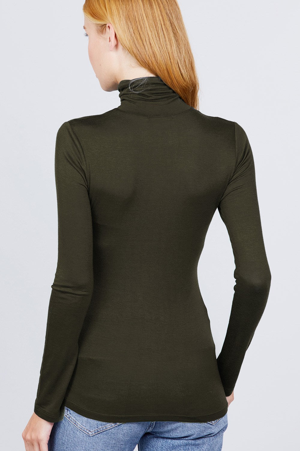 Turtle Neck Rayon Jersey Top - Absolute Fashion 2020