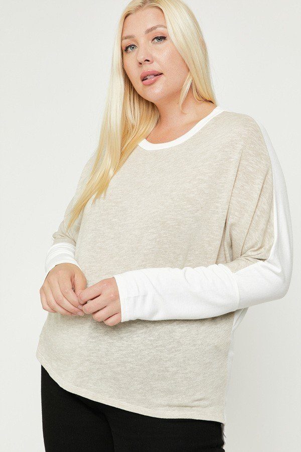Contrast-color Block Top - Absolute Fashion 2020