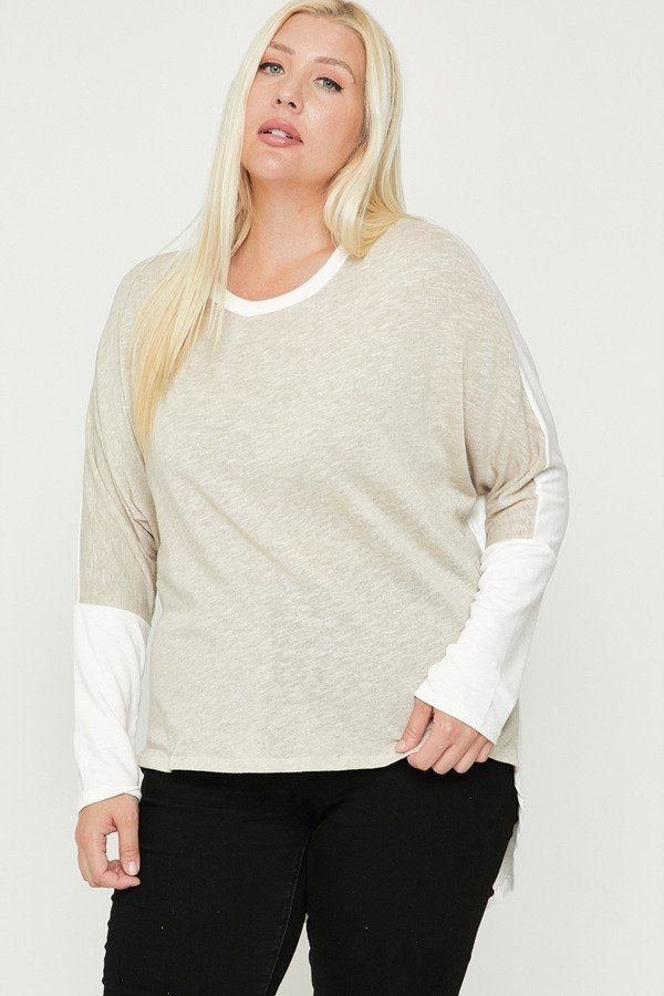 Contrast-color Block Top - Absolute Fashion 2020