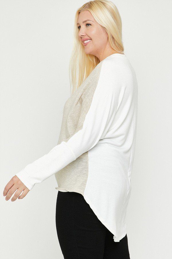 Contrast-color Block Top - Absolute Fashion 2020