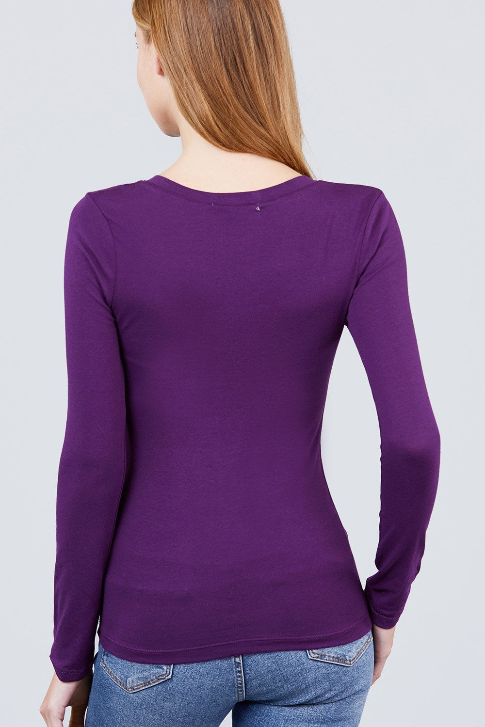 Cotton Jersey V-neck Top - Absolute Fashion 2020