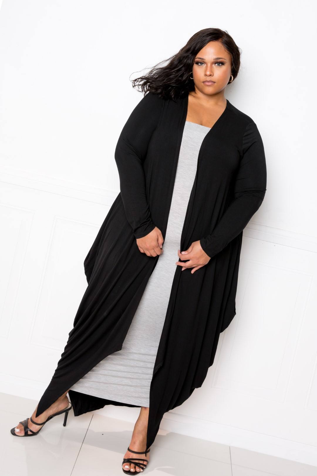 Bubbled Hem Waterfall Cardigan - Absolute Fashion 2020