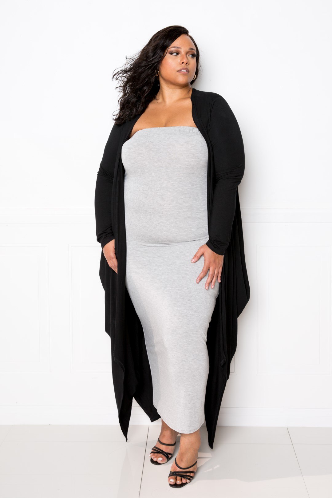 Bubbled Hem Waterfall Cardigan - Absolute Fashion 2020
