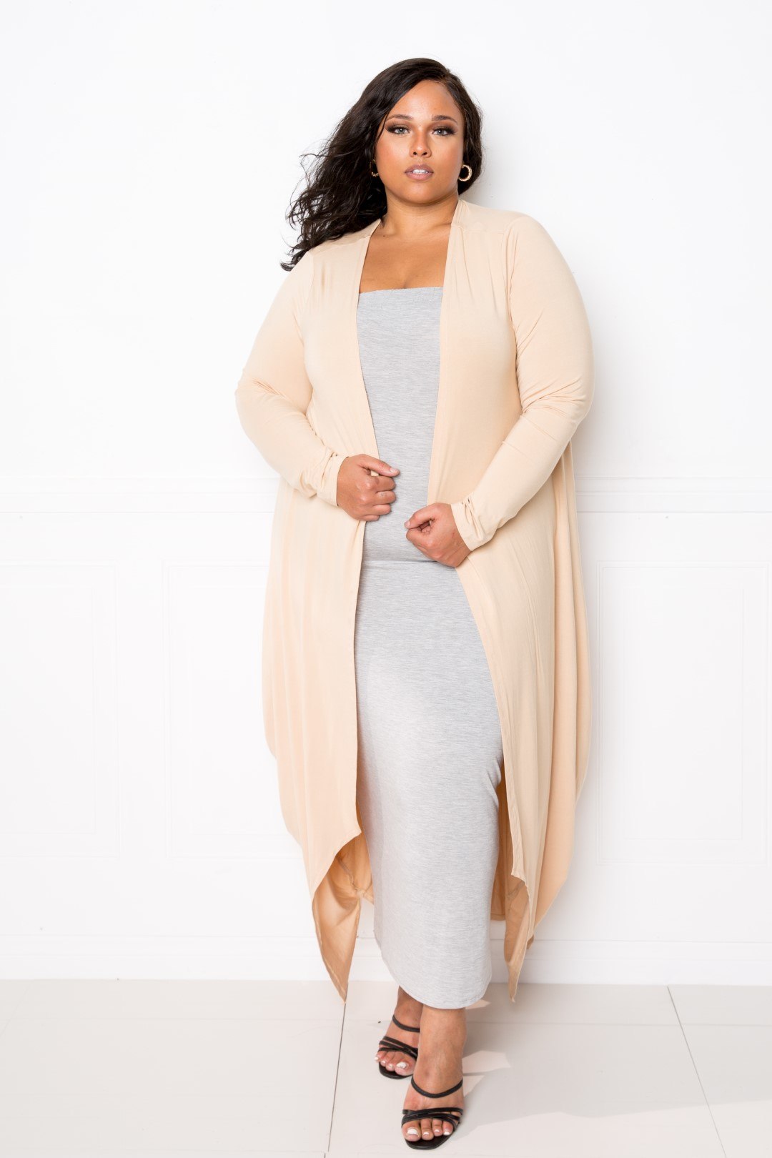 Bubbled Hem Waterfall Cardigan - Absolute Fashion 2020
