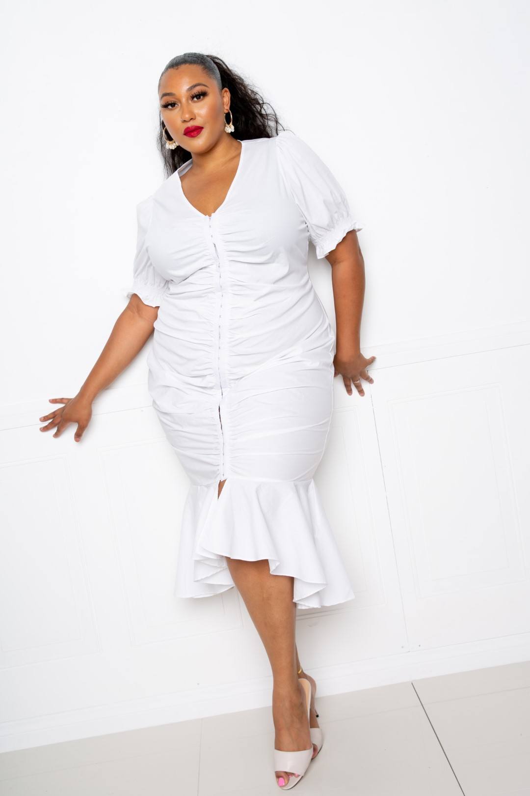 Ruched Mermaid Dress - Absolute Fashion 2020
