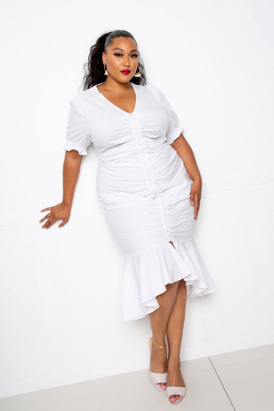 Ruched Mermaid Dress - Absolute Fashion 2020