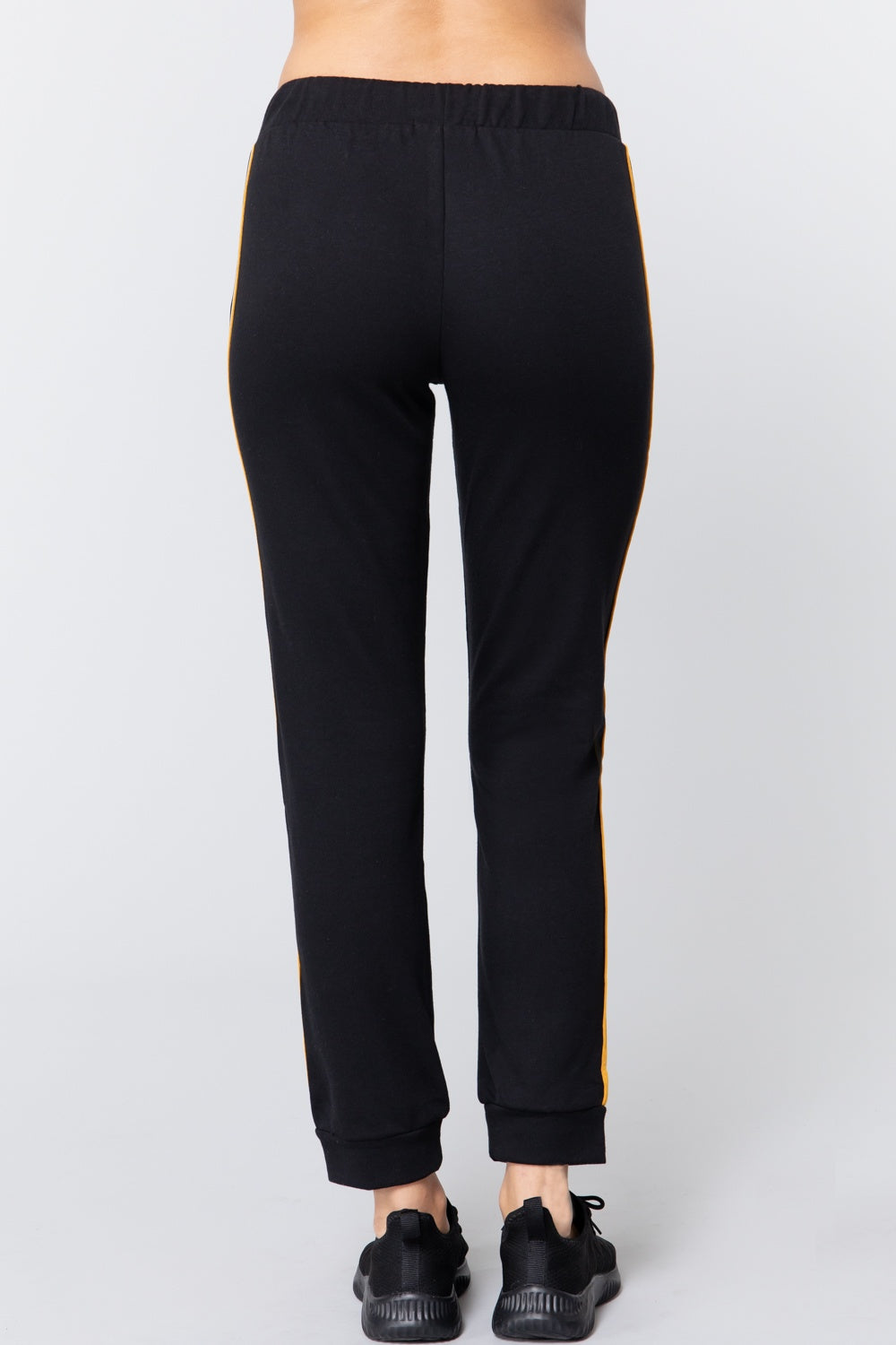 Side Stripe Tape French Terry Pants - Absolute Fashion 2020