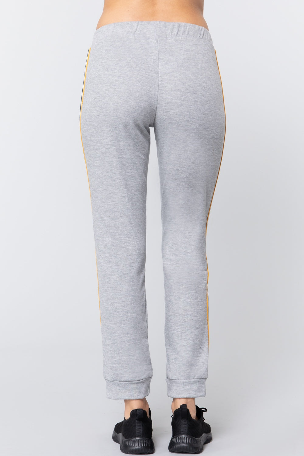 Side Stripe Tape French Terry Pants - Absolute Fashion 2020