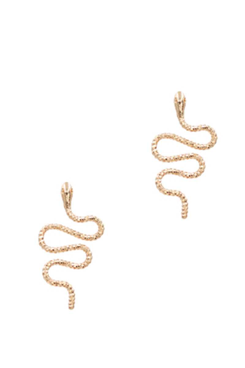 Swirl Snake Metal Earring - Absolute Fashion 2020