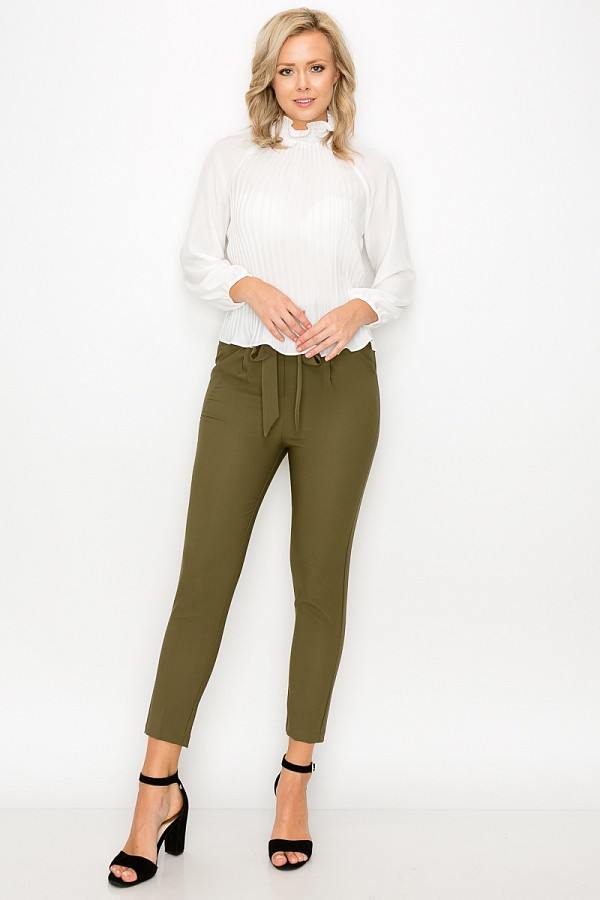 Smocked Trim Pleated Top - Absolute Fashion 2020