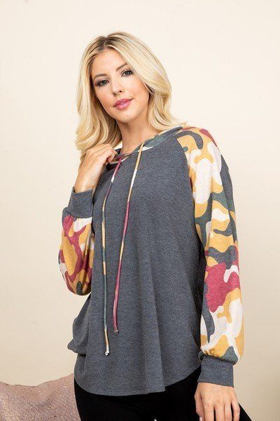 Solid French Terry Casual Hoodie - Absolute Fashion 2020