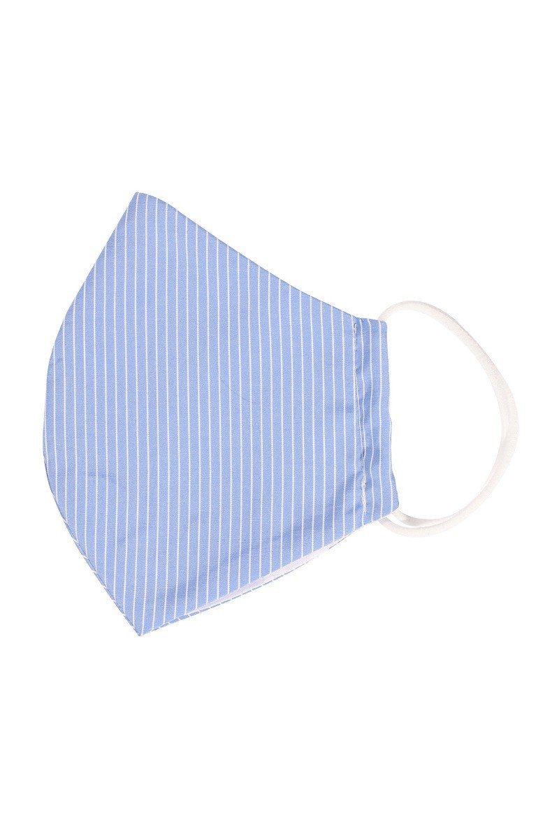 Cotton Stripe 3d Reusable Face Mask - Absolute Fashion 2020